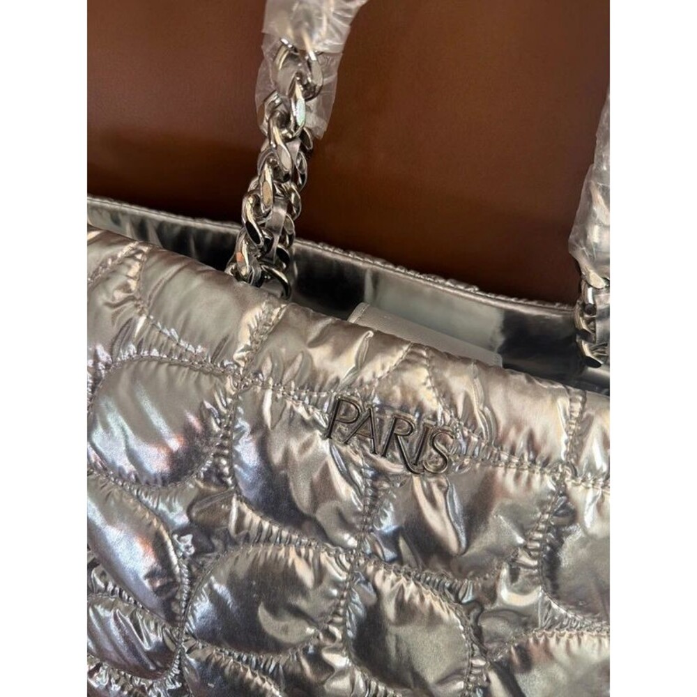 Paris Hilton Carson Quilted Puffer Tote Bag, new - Picture 5 of 8